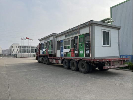 華展貓先生，智能垃圾房，垃圾分類驛站，分類回收站點(diǎn)