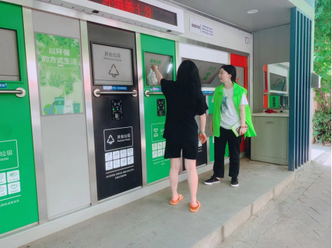 貓先生兩網(wǎng)融合環(huán)保驛站，小區(qū)垃圾分類(lèi)站，垃圾房廠(chǎng)家