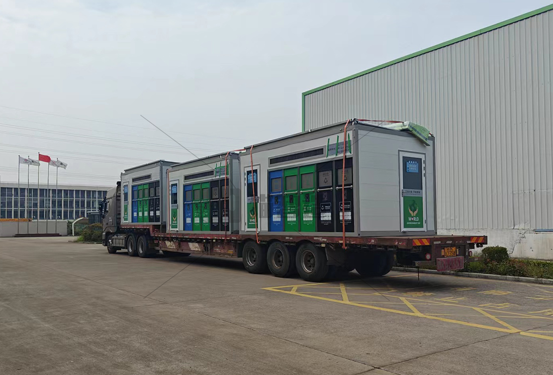 貓先生智能垃圾房，垃圾分類(lèi)收集點(diǎn)，垃圾亭定制廠家