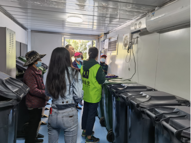 貓先生智能垃圾分類房，社區(qū)垃圾分類收集點，生活垃圾投放房生產廠家