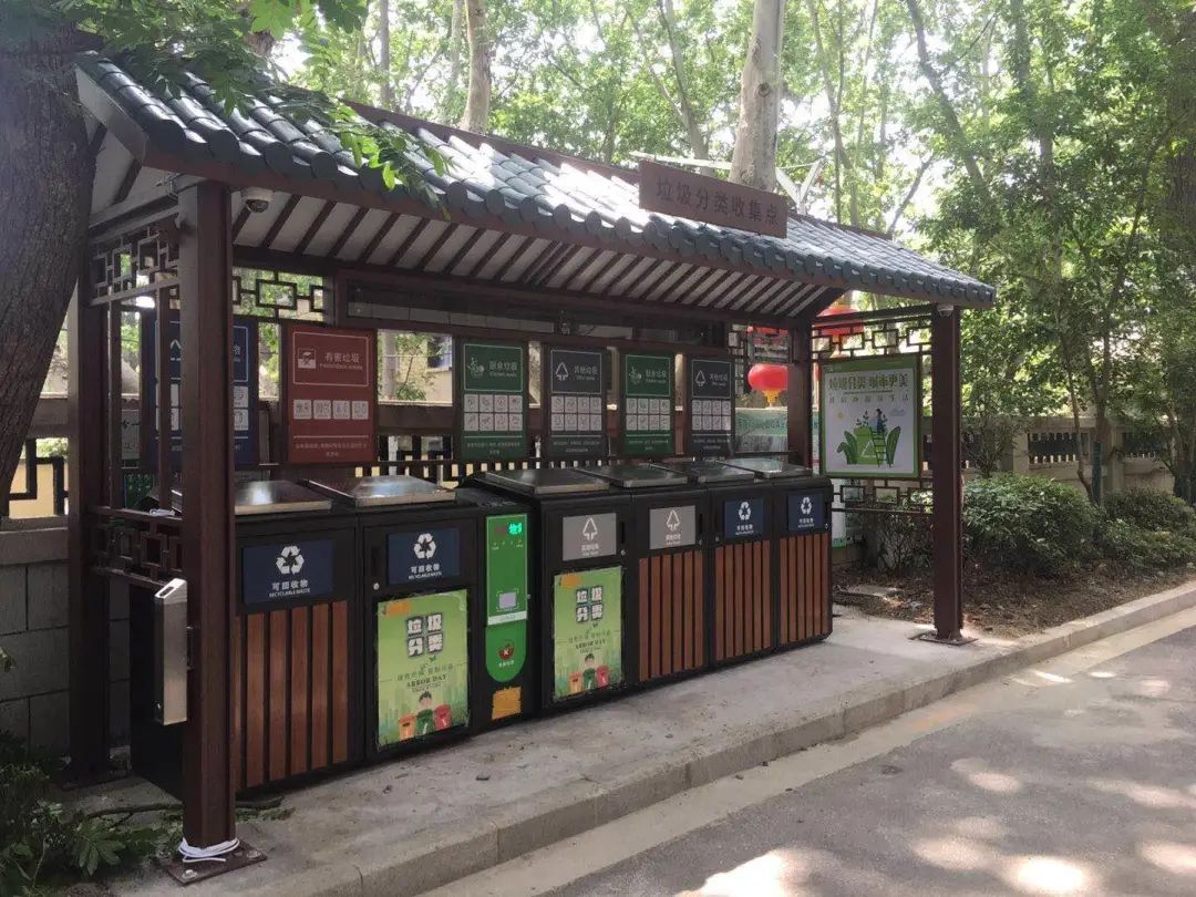 貓先生智能垃圾分類亭，定時定點(diǎn)垃圾收集點(diǎn) ，垃圾亭生產(chǎn)廠家