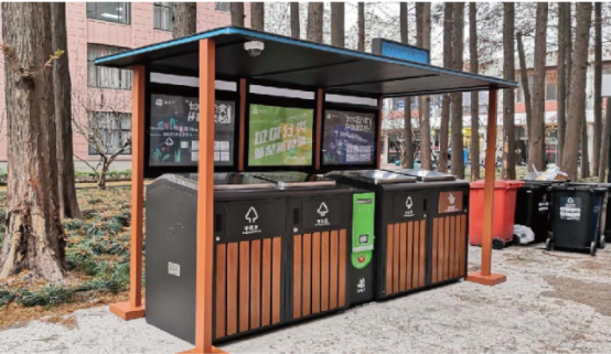 貓先生智能垃圾分類亭價格，定時定點垃圾收集點 ，垃圾亭生產(chǎn)廠家