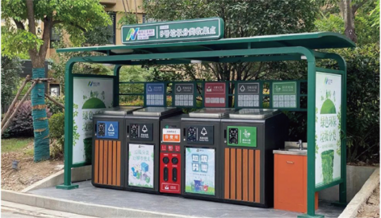 貓先生智能垃圾分類亭價格，定時定點垃圾收集點 ，垃圾亭生產(chǎn)廠家