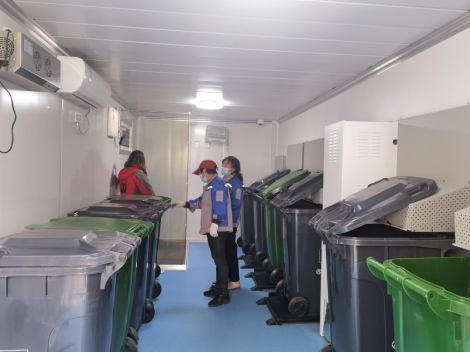 智能垃圾分類房,再生資源回收站廠家,貓先生垃圾分類，垃圾收集房