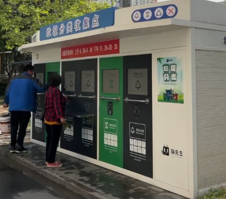 智能垃圾房,垃圾收集點(diǎn)，清潔屋,小區(qū)垃圾分類站生產(chǎn)廠家