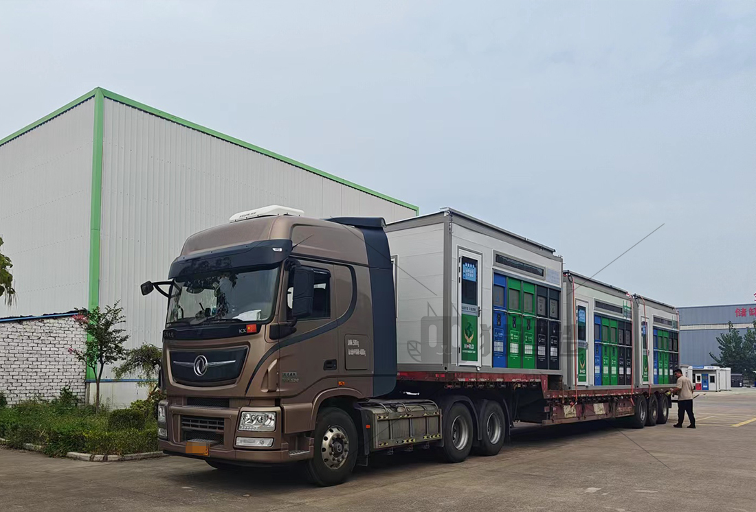 甘肅智能分類垃圾房，清潔小屋，垃圾分類收集站生產(chǎn)廠家